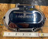 Harley 6 sp OEM Transmission Cover 37126-06 Dyna Softail Touring Twin Cam Chrome