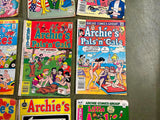 Vintage 1970s Lot Of 9 Archie Comic Books Festival Pals N Gals