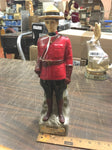Vtg Orig Empty 1969 Canadian Mist Mountie Decanter Barton Distilling Bardstown