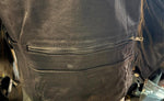 BISON LEATHER CO. LADIES SIZE 2XL MOTORCYCLE JACKET ZIP OUT LINER VENTED