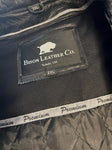 BISON LEATHER CO. LADIES SIZE 2XL MOTORCYCLE JACKET ZIP OUT LINER VENTED