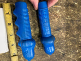Rare Vtg Blue Snoopy Bicycle Handlebar Grips 7/8" Bars Peanuts Muscle Bike Banan