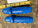 Rare Vtg Blue Snoopy Bicycle Handlebar Grips 7/8" Bars Peanuts Muscle Bike Banan