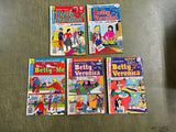 Vintage 1970s Lot Of 5 Archie Series Betty Comic Books Veronica
