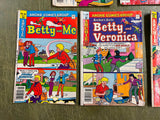 Vintage 1970s Lot Of 5 Archie Series Betty Comic Books Veronica