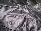 UNIK ULTRA LADIES SIZE 5 XL LEATHER MOTORCYCLE JACKET ZIP OUT LINER