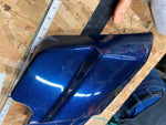 Harley lEFT Side Cover Frame Metallic Blue Dark FLH Ultra classic Street Glide