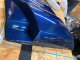 Harley lEFT Side Cover Frame Metallic Blue Dark FLH Ultra classic Street Glide