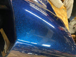 Harley lEFT Side Cover Frame Metallic Blue Dark FLH Ultra classic Street Glide