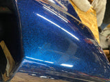 Harley lEFT Side Cover Frame Metallic Blue Dark FLH Ultra classic Street Glide