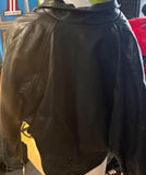 UNIK ULTRA LADIES SIZE 5 XL LEATHER MOTORCYCLE JACKET ZIP OUT LINER