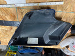 Harley lEFT Side Cover Frame Metallic Blue Dark FLH Ultra classic Street Glide