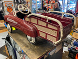 Vtg Murray Pedal Car Unrestored! 1940's Pontiac Jet Flo Rare Toy Station Wagon