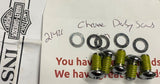 Chrome Bolt kit Harley Derby Clutch Cover Twin Cam Touring Softail Dyna FXST FLH