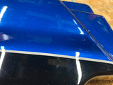 Harley lEFT Side Cover Frame Blue Black FLH Ultra classic Street Glide Road King