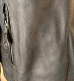 HOT LEATHERS LADIES SIZE 2X LEATHER MOTORCYCLE JACKET ZIP OUT LINER