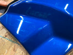 Harley lEFT Side Cover Frame Blue Black FLH Ultra classic Street Glide Road King