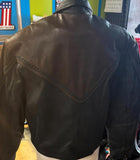 HOT LEATHERS LADIES SIZE 2X LEATHER MOTORCYCLE JACKET ZIP OUT LINER