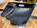 Harley lEFT Side Cover Frame Blue Black FLH Ultra classic Street Glide Road King