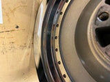 Chrome OEM Rear Mag Wheel Harley Softail Sportster Dyna 00^ Solid Disc Fatboy
