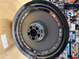 Chrome OEM Rear Mag Wheel Harley Softail Sportster Dyna 00^ Solid Disc Fatboy