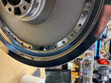 Chrome OEM Rear Mag Wheel Harley Softail Sportster Dyna 00^ Solid Disc Fatboy