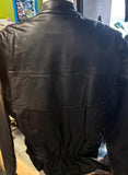 UNIK PREMIUM LADIES 3 XL LEATHER MOTORCYCLE JACKET VENTED ZIP OUT LINER