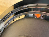 Chrome OEM Rear Mag Wheel Harley Softail Sportster Dyna 00^ Solid Disc Fatboy