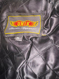 UNIK LEATHER APPARELS LADIES 3XL LEATHER MOTORCYCLE JACKET SHORT BELTED WAIST