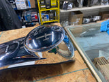 Chrome Dash Cover Harley FLHX Street Glide Push Button Cap OEM 2008^ Touring 08^