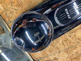 Chrome Dash Cover Harley FLHX Street Glide Push Button Cap OEM 2008^ Touring 08^