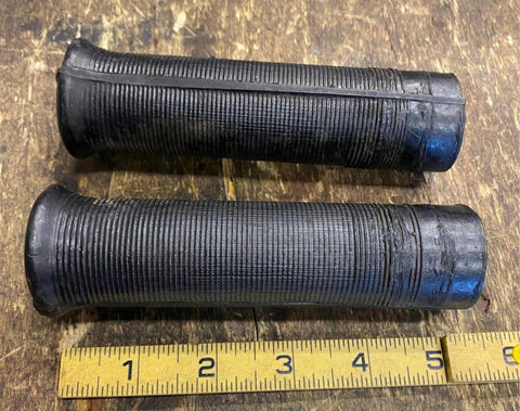 Vtg Harley Indian Verticle Triumph BSA Norton AJS 1" Grips Handlebar 1940's NOS!
