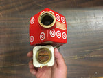 Vtg EMPTY 1968 Ezra Brooks Harolds Club Reno Liquor Whiskey Decanter Orig Box #7