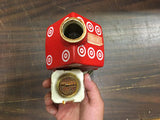 Vtg EMPTY 1968 Ezra Brooks Harolds Club Reno Liquor Whiskey Decanter Orig Box #7