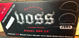 VOSS CARBON FIBER HALF HELMET WITH DROP DOWN SUN SHIELD SIZE SMALL