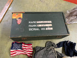 Vintage 1960s Made In USA Hasbro GI Joe Footlocker Filled With Clothes Accesorie