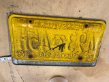 Vtg Datsun Allum Motors License Plate Frame Bicentenial Dealer tag 240z 280z 510