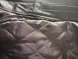 UNIK LEATHER APPAREL LADIES SIZE 2X LEATHER MOTORCYCLE JACKET ZIP OUT LINER