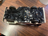 Vintage 1960s Japan Tin Litho M.P. Jeep Friction Military Army Car Toy White