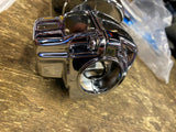 Ness Chrome Handlebar Switch Box Covers Harley Road King Touring FLH Glide Cruis