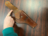 Vtg USMC Memorabilia Hubley 45 Cap Shooting RH Leather Holster Military Marines