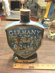 Vtg Empty 1970 James B Beam East West Germany Ornate Whiskey Bourbon Decanter