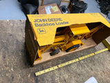 Vtg 1/16 Ertl John Deere Backhoe Loader Toy Tractor Farm Heavy Equipment Box!