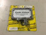 Cycle Vision Harley side mount license plate holder chrome vertical FXD 08^ Dyna