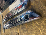 Chrome Saddlebag Latch Covers Hinge Harley Touring FLH Glide 2014^ Custom milled
