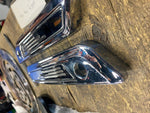 Chrome Saddlebag Latch Covers Hinge Harley Touring FLH Glide 2014^ Custom milled