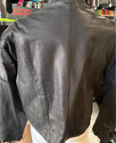 HOT LEATHERS LADIES SIZE 3XL LEATHER MOTORCYCLE JACKET SHORT