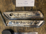 Chrome Saddlebag Latch Covers Hinge Harley Touring FLH Glide 2014^ Custom milled