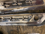 Chrome Saddlebag Latch Covers Hinge Harley Touring FLH Glide 2014^ Custom milled