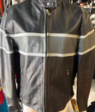 UNIK LEATHER APPAREL LADIES SIZE 2X LEATHER MOTORCYCLE JACKET ZIPOUT LINER